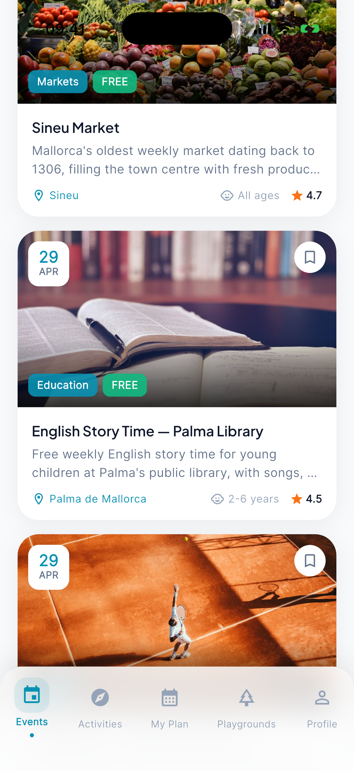 Mallorca Family App Screenshot